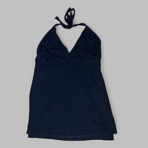 Patagonia Textured Lightly padded halter tie neck tank top Women’s Sz L EUC